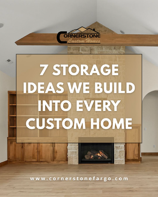7 storage ideas cornerstone custom homes build into every custom home